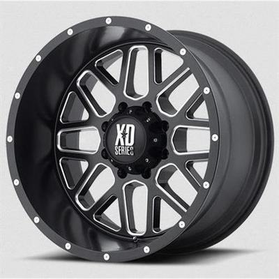 XD Wheels Grenade, 18x8 with 5 on 5 Bolt Pattern - Black-XD82088050738